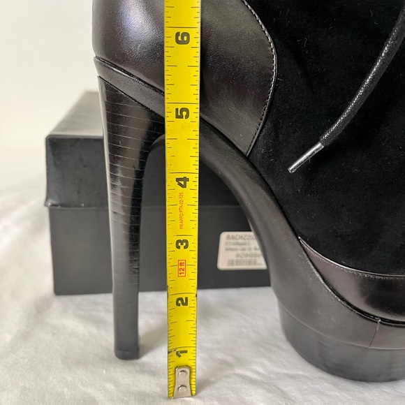 Rachel Zoe Adrienne Lace Up Bootie - Black - Picture 7 of 9